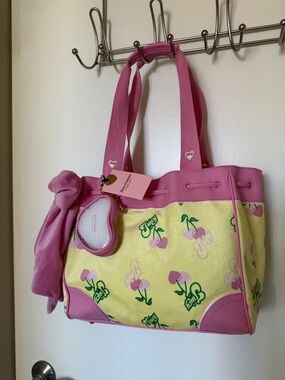 Juicy Couture Retro Juicy Cherry Daydreamer Tote, NWT, Viral